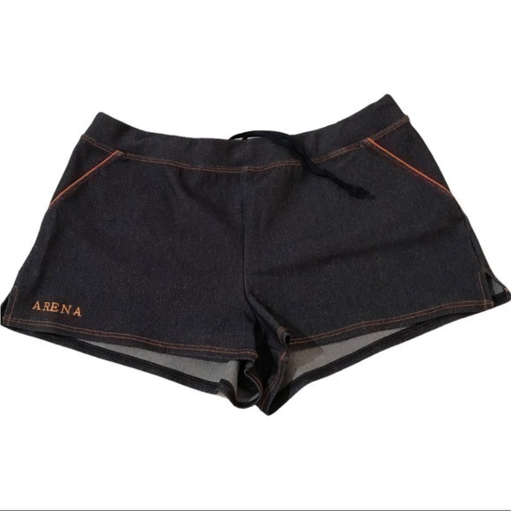 ARENA soft denim running shorts
